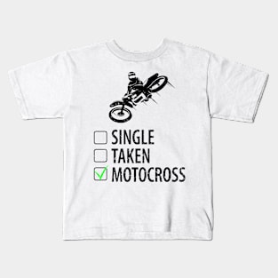 Motocross Biker Freestyle Stunt Kids T-Shirt